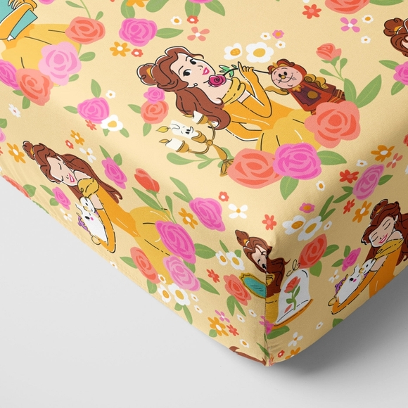 Little Sleepies Other - NIB Little Sleepies Disney Princess Belle Fitted Crib Sheet - Standard Crib